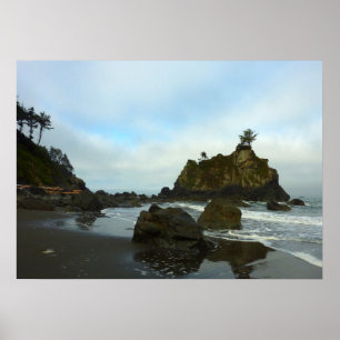 Hidden Beach II vid Redwood National Park Poster
