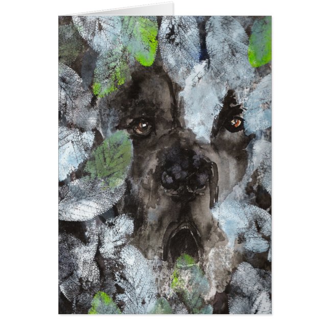 Hidden Dog Hälsningskort (Framsidan)