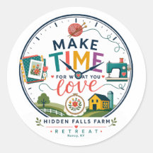Hidden Falls Farm-dekal
