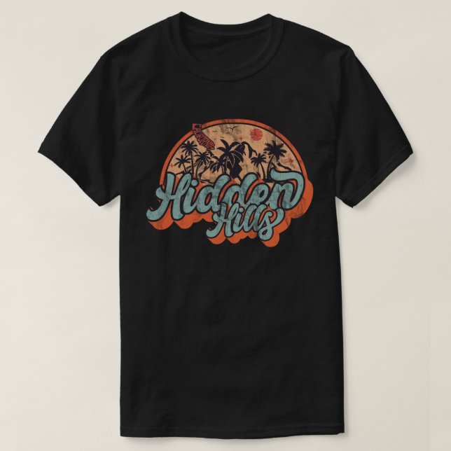 Hidden Hills, Kalifornien T Shirt (Design framsida)