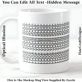 Hidden Message Love Your Soul, Custom 109B Quote Kaffemugg