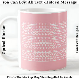 Hidden Message Love Your Soul, Custom 109P Quote Kaffemugg