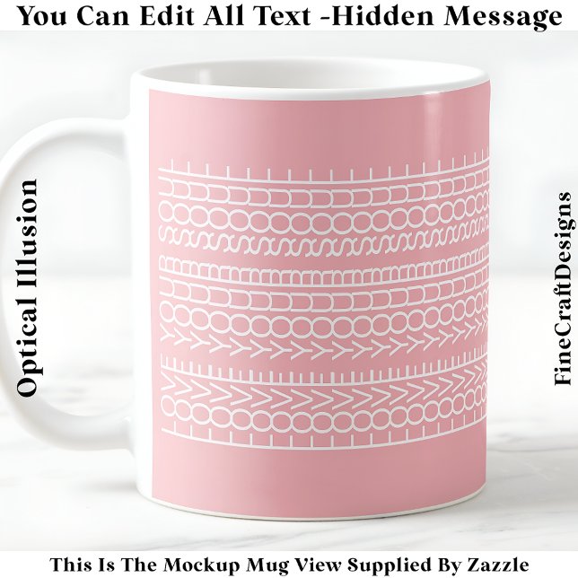 Hidden Message Love Your Soul, Custom 109P Quote Kaffemugg (Skapare uppladdad)