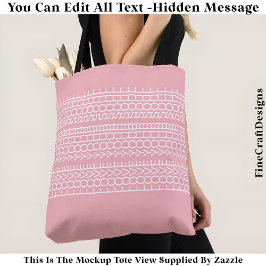 Hidden Message Love Your Soul, Custom 109P Quote Tygkasse