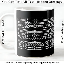 Hidden Message Love Your Soul, Custom 109W Quote Kaffemugg