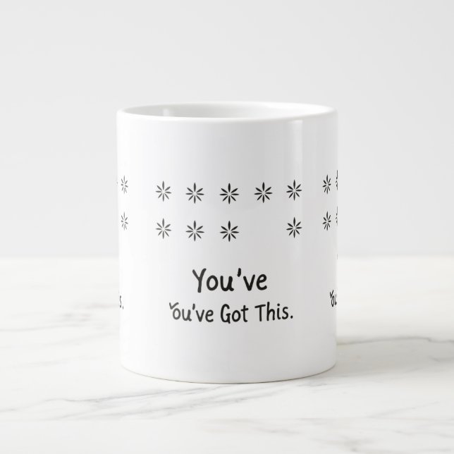 Hidden Message You've Got This Surprise Mug Jumbo Mugg (Framsidan)