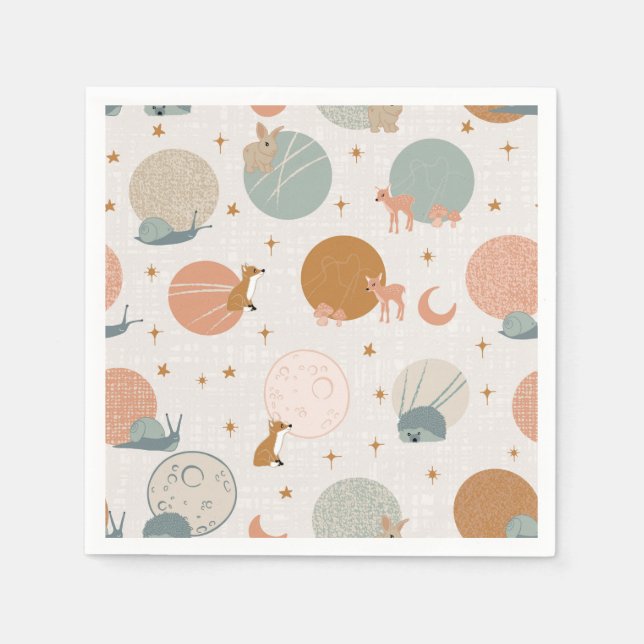 Hidden Treasures - Beige Pappersservett (Framsidan)