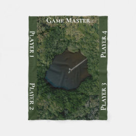 Hidden Woodland Lake Tabletop Gaming Map TTRPG Fleecefilt