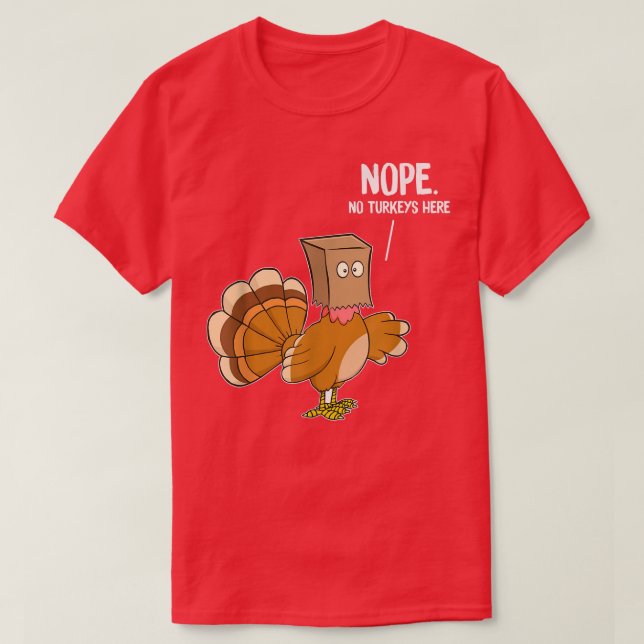 Hidding Turkey Disguise Joke Humor Funny Thanksgiv T Shirt (Design framsida)