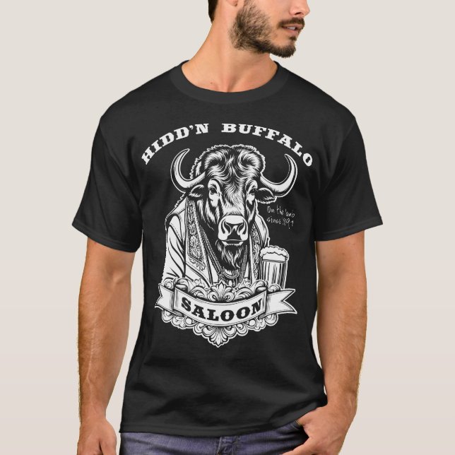 Hidd'n Buffalo Saloon T-Shirt (Framsida)