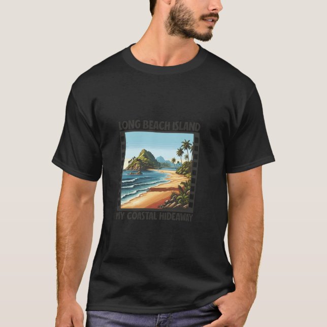 Hideaway - Long Beach Island T Shirt (Framsida)
