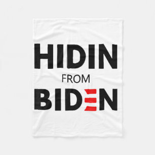 HIDEN FRÅN BIDEN LUNDA Minnet politiska Joe Kampan Fleecefilt