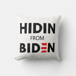 HIDEN FRÅN BIDEN LUNDA Minnet politiska Joe Kampan Kudde
