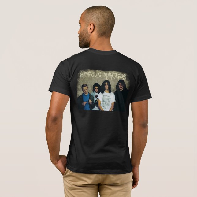 Hideous Mangleus Unärthing Tshirt (vättad) T Shirt (Hel baksida)