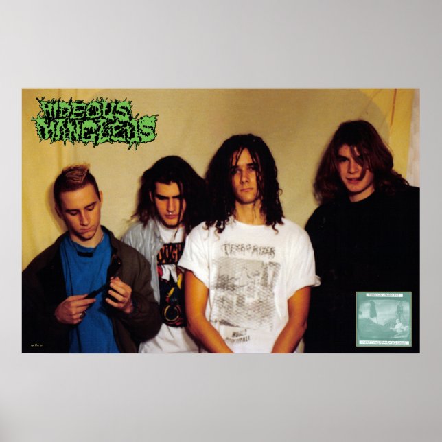 Hideous Mangleus "UnEarthing.." Poster (Framsidan)