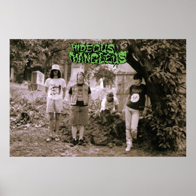 Hideous Mangleus Vintage Photo '89 Poster (Framsidan)