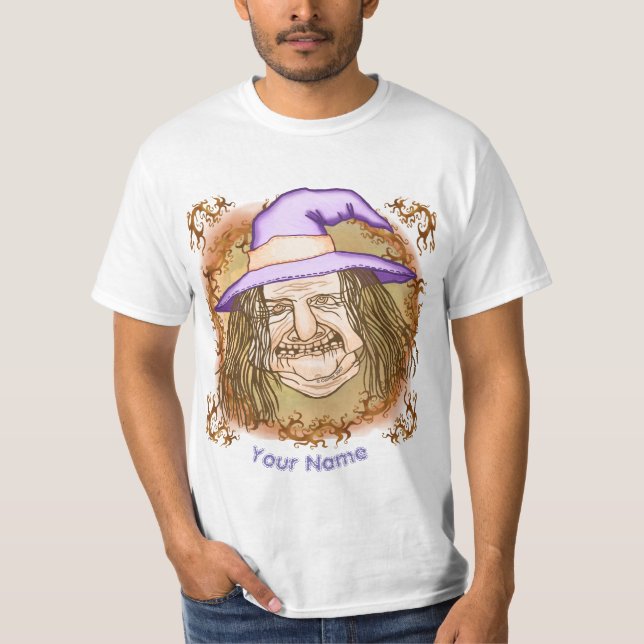 Hideous Ugly Witch anpassningsbar t-shirts (Framsida)