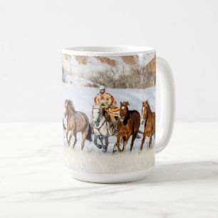 Hideout Horse Ranch, Wrangler och Horses Kaffemugg