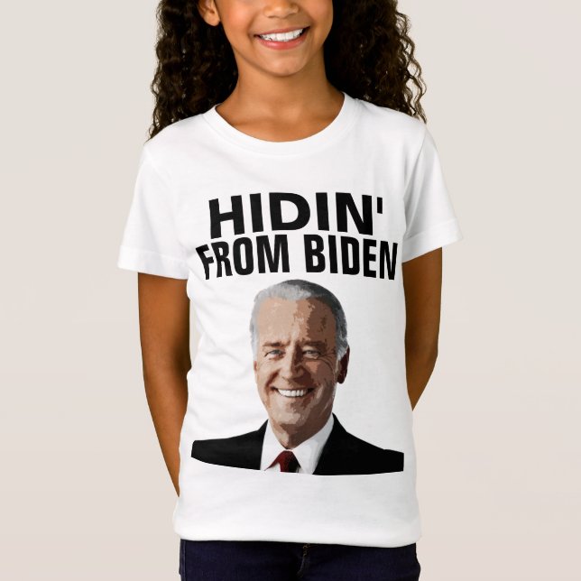 HIDIN' FRÅN BIDEN KIDS T-Shirts (Framsida)