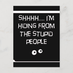 HidingfromStupid Vykort
