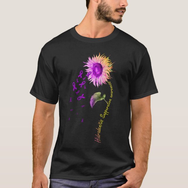 Hidradenitis Suppurativa Awareness Solros T Shirt (Framsida)