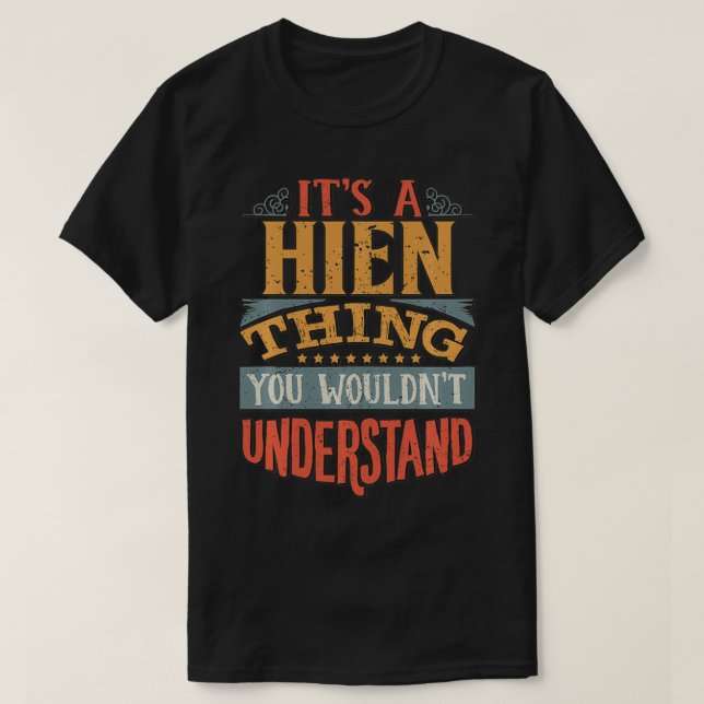 Hien Namn T Shirt (Design framsida)