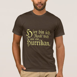 Hier tunnaich. Ein Hurrikan. för Rock dichwie Tee