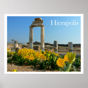 Hierapolis Ruins, Turkiet Poster