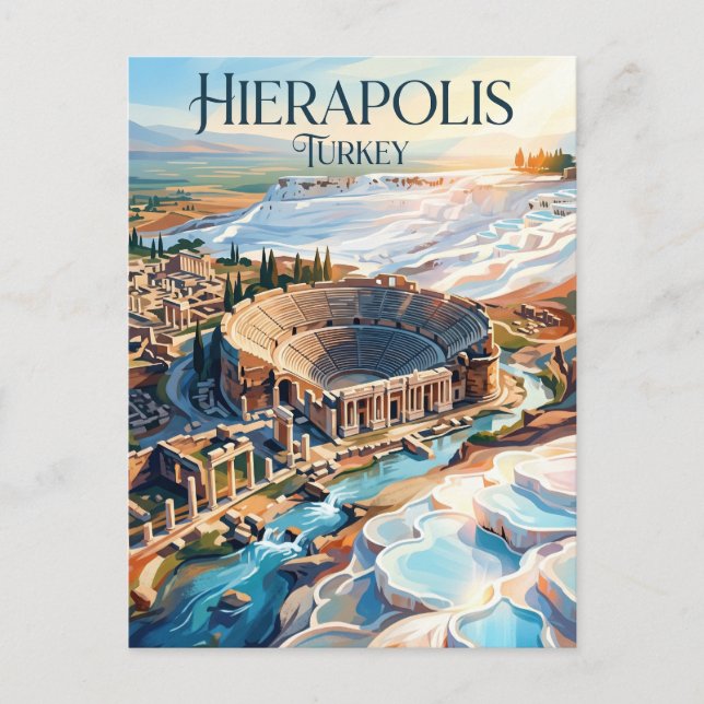 Hierapolis Turkiet Vykort (Framsida)