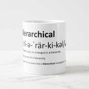 Hierarkisk - Uttalsassistent  Jumbo Mugg
