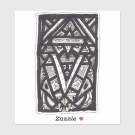 Hierofant, av Brian Benson, vinyldekal Klistermärken