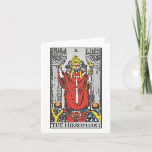 Hierofant från Rider Waite Smith tarot Kort