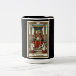 Hierofanten Tarot Två-Tonad Mugg