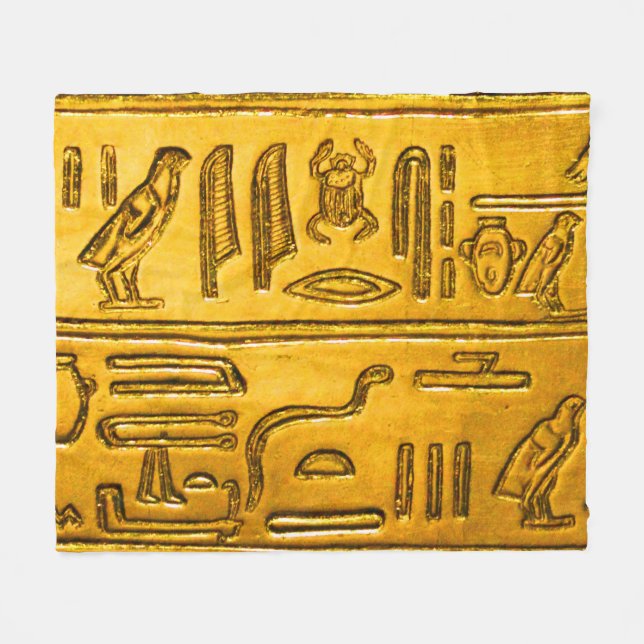 Hieroglyfer20141037 Fleecefilt (Framsidan (Horisontell))