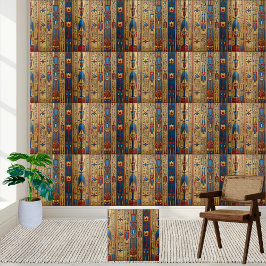 Hieroglyfer för mystisk Egypten och Blommigt Tile Kakelplatta