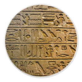 Hieroglyfi Ceramisk Knob Knopp
