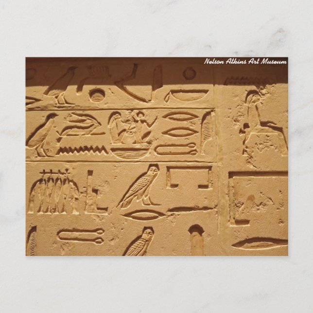 Hieroglyfi Vykort (Framsida)
