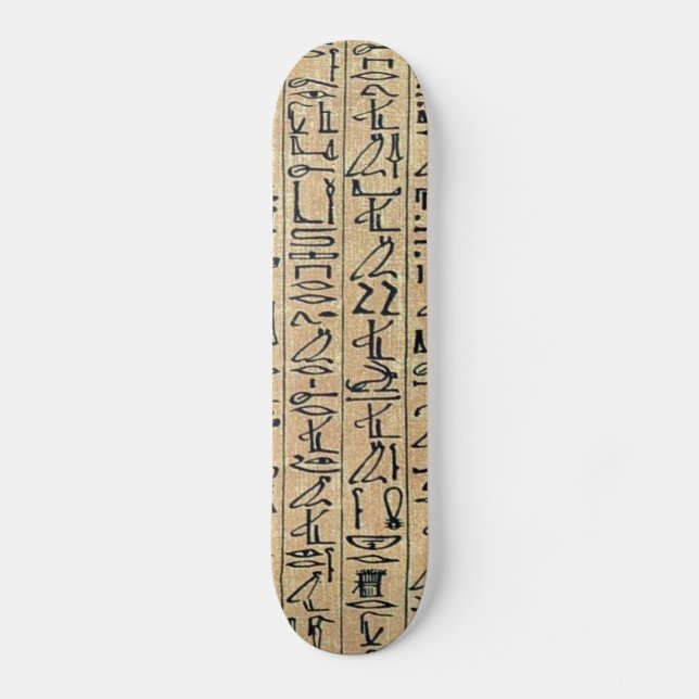 Hieroglyfisk skateboard (Framsida)