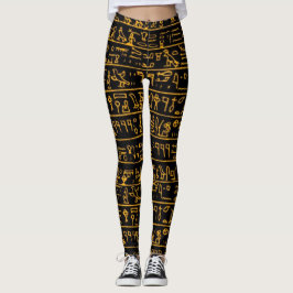 Hieroglyfiska symboler leggings