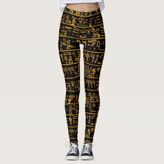 Hieroglyfiska symboler leggings