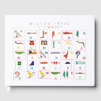 Hieroglyfiskt alfabet gästböcker