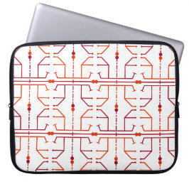 Hieroglyph Abstrakt Mönster Laptop sleeve 15 tum