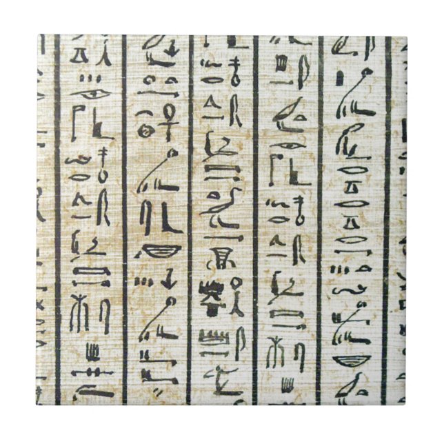 Hieroglyph Kakelplatta (Framsidan)