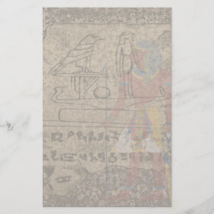 Hieroglyphic egyptier brevpapper