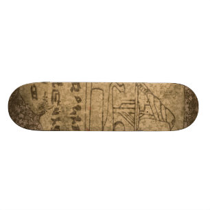 Hieroglyphic egyptier mini skateboard bräda 18,7 cm