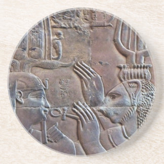 Hieroglyphics Carving Underlägg tidigare Egypten