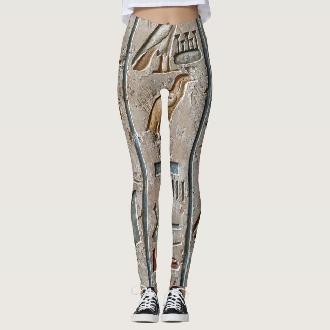 Hieroglyphics Egyptian Leggings (Framsida)