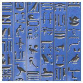 Hieroglyphics i den Lapis lazulien Tyg