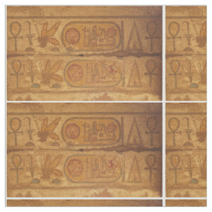 Hieroglyphics på Karnak tempelAnkh den FORNTIDA Tyg