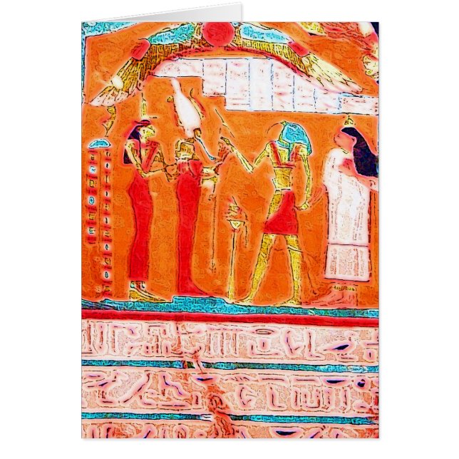 Hieroglyphs Hälsningskort (Framsidan)